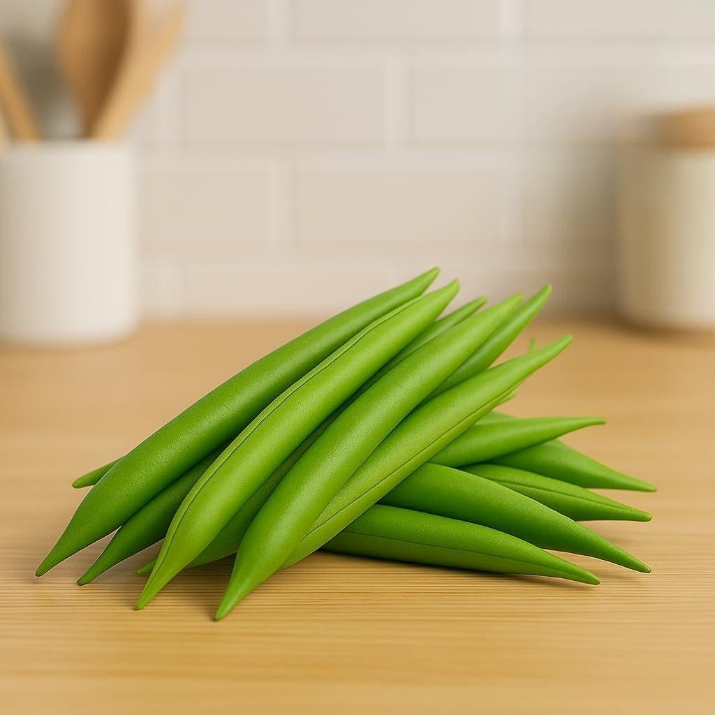 India Gardening Beans Seeds for Home Gardening | High Yield, Organic & Non-GMO | Easy to Grow in Pots, Balcony, Terrace & Backyard | Fresh & Nutritious Vegetable Seeds